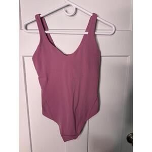 Lululemon align pink body suit thong size 8 sleeveless Tank